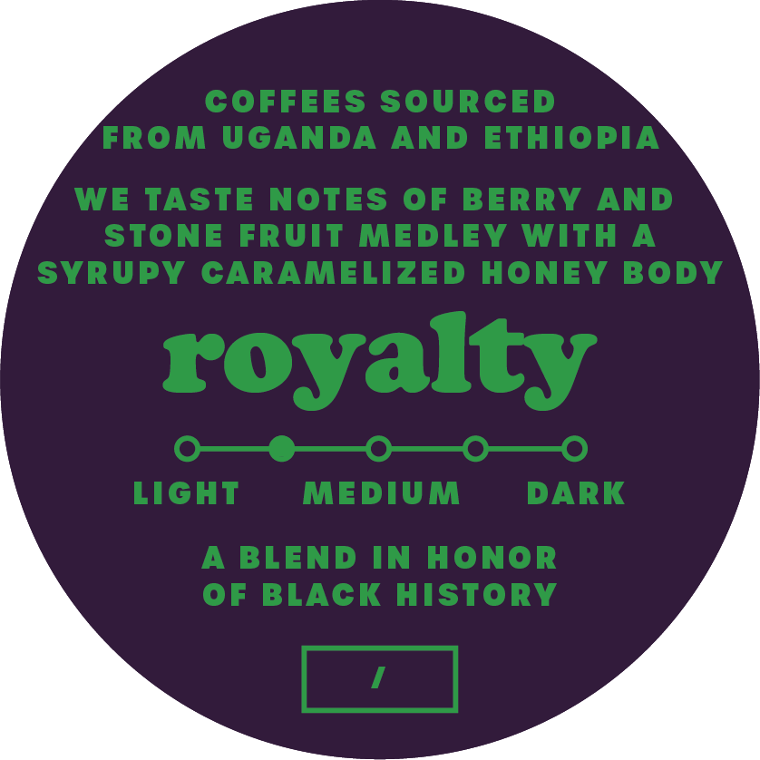 royalty - a blend in honor of black history month